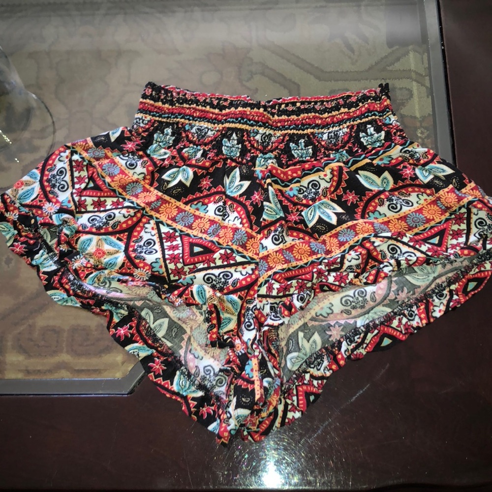 Pacsun tribal highwaisted flowy shorts